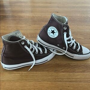 Converse Brown High-Top Sneakers